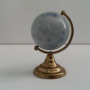 Small Blue Stone Globe